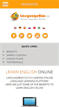 Mobile Screenshot of languagebox.org